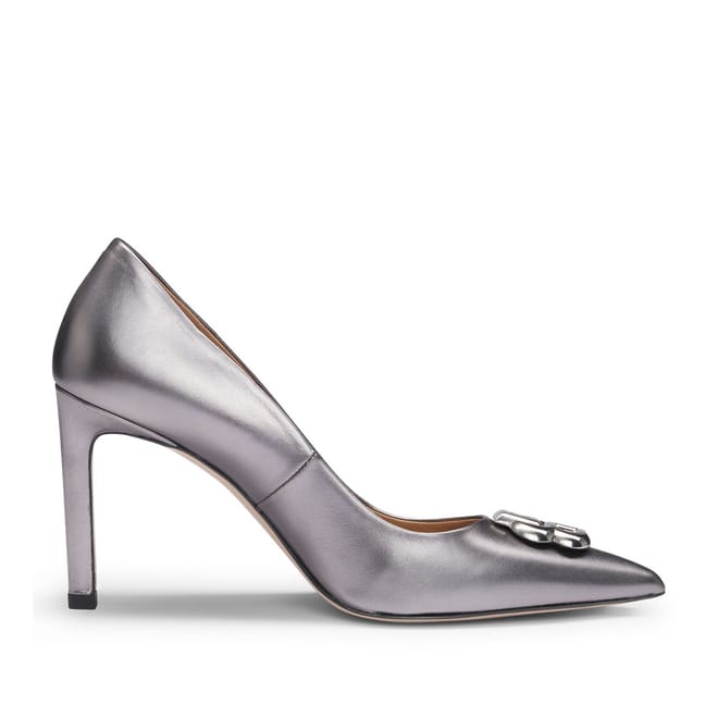 Janet Double B Monogram Pumps