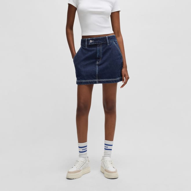 Garalia B Mini Denim Skirt
