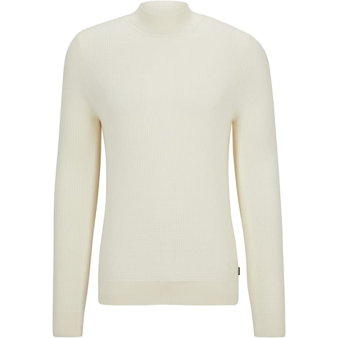 Opale Regular Fit Mock Neck Long Sleeve Sweater