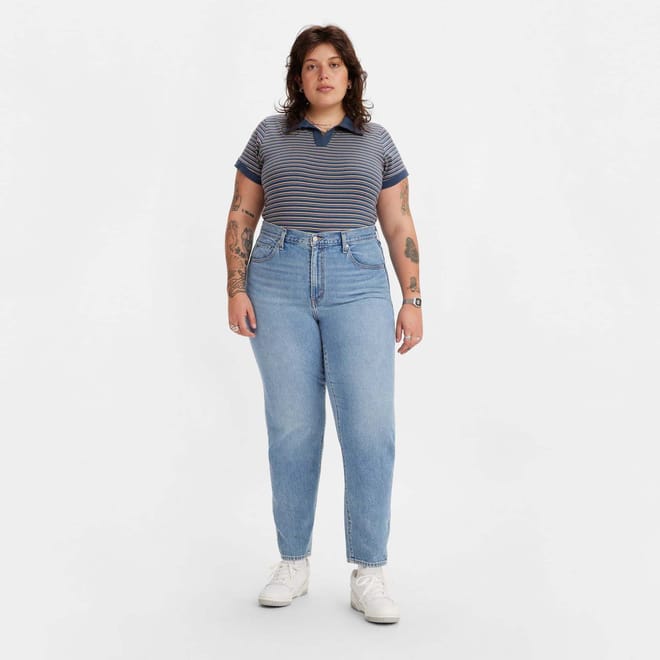 Plus 80's Mom Jeans