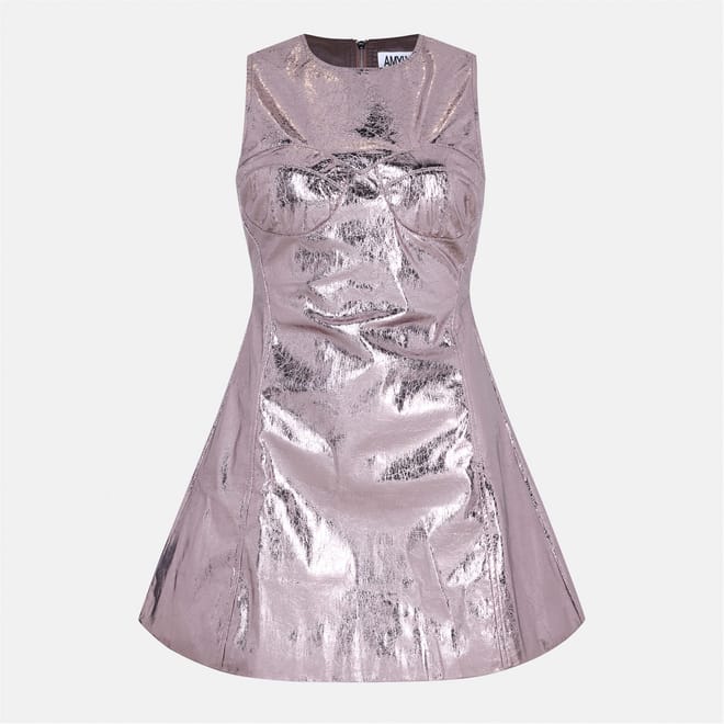 Crew Neck Mini Corset Dress