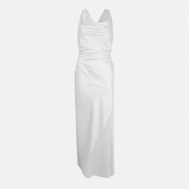 Cowl Neck Maxi Slip Dress