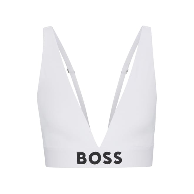 Logo Padded Triangle Bra