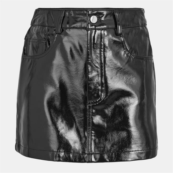 Vinyl Mini 5 Pocket Skirt