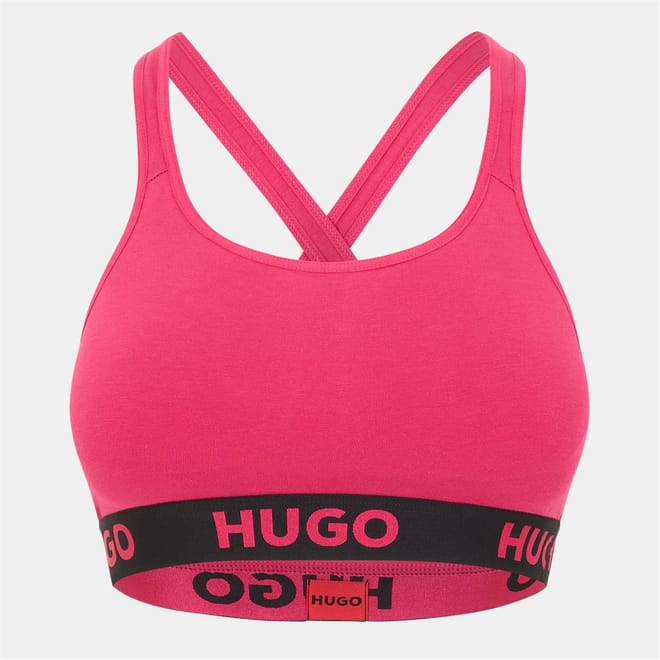 Padded Snug Fit Jersey Bralet Top