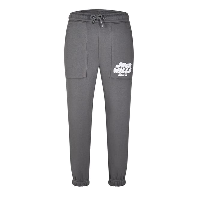 Lettering Solid Slim Joggers