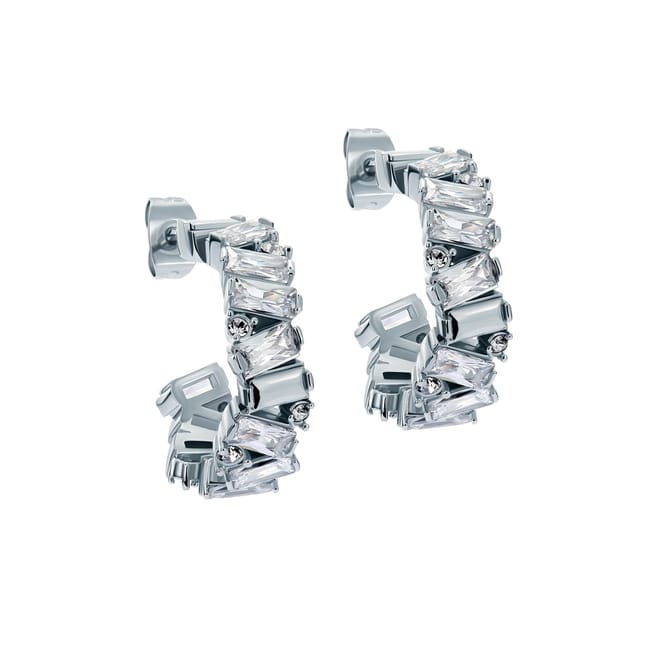 Cubic Zirconia Earrings with Rhinestone