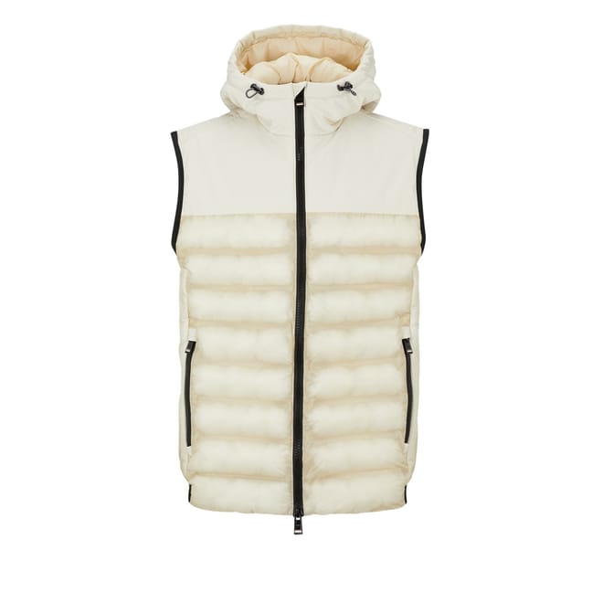 Ceithin Hooded Solid Patterned Formal Gilet