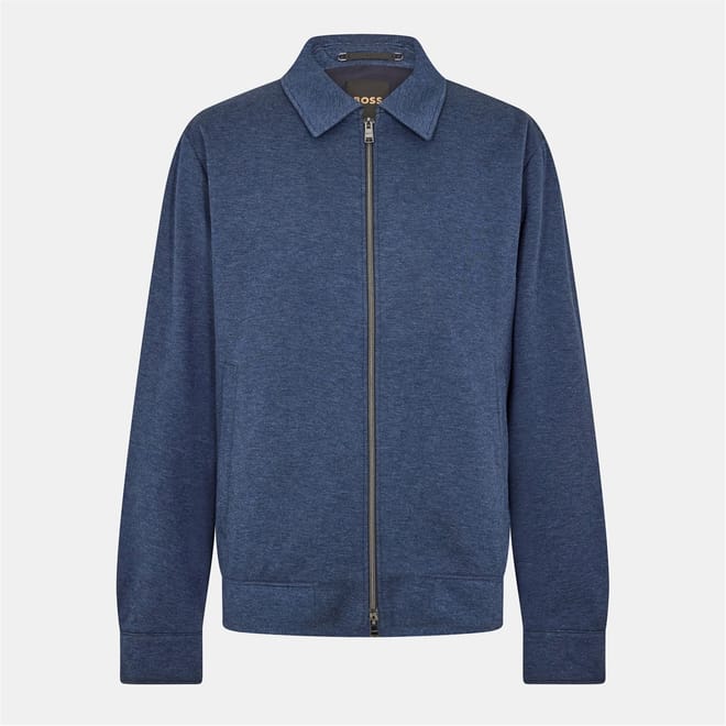 Wing Heathered Ribbed Cuff Blazer
