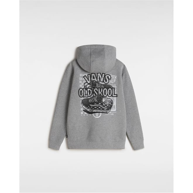 Old Skool Graphic Hooded Long Sleeve Sweatshirt
