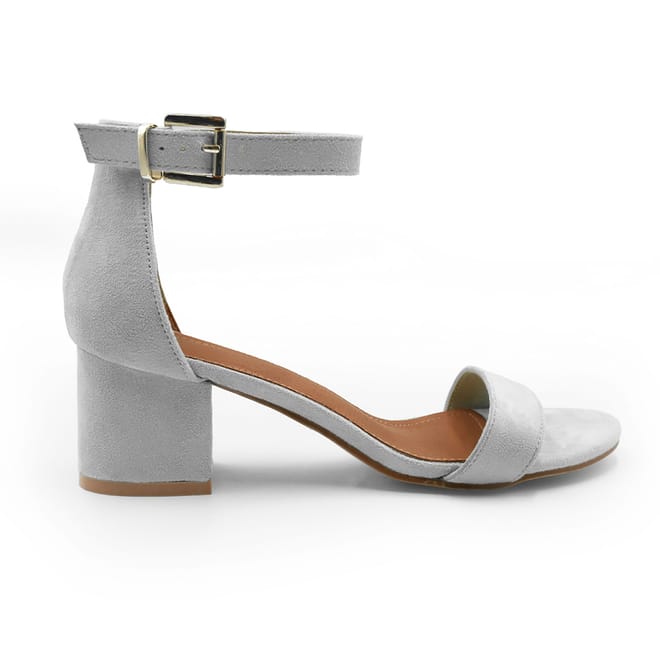 Emani Strappy Mid High Block Heels