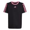 Essentials 3 Stripe T-Shirt Junior Girls
