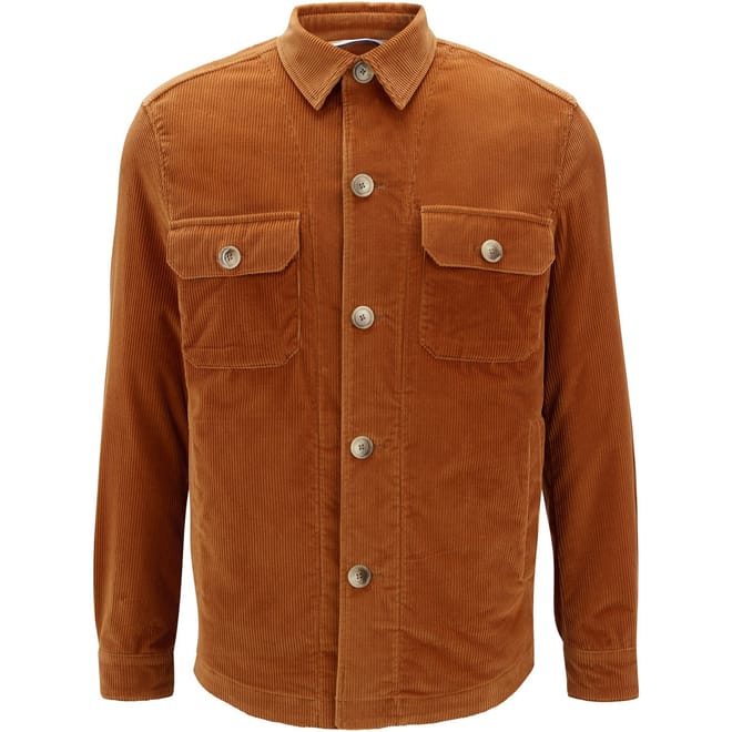 Corduroy Flap Pocket Shirt Jacket