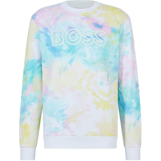 Regular Fit Lettering Crew Neck Sweater