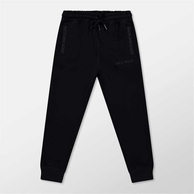Wills Junior Solid Patterned Slim Joggers