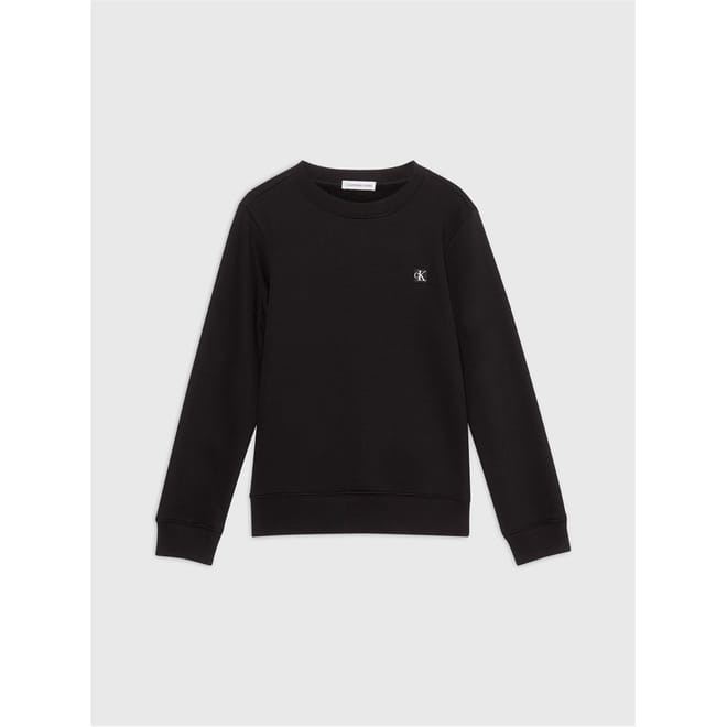 Mini Badge Regular Fit Crew Neck Sweatshirt