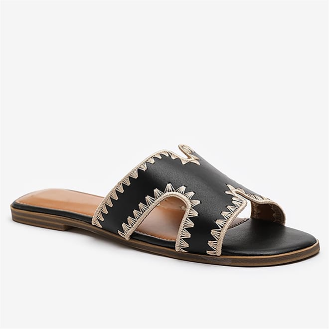 Frankii Open Toe Slide Sandals