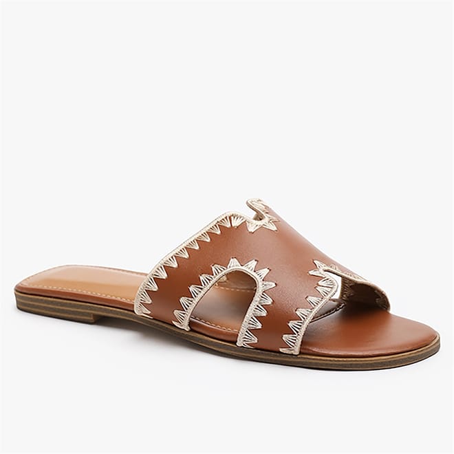 Frankii Open Toe Slide Sandals