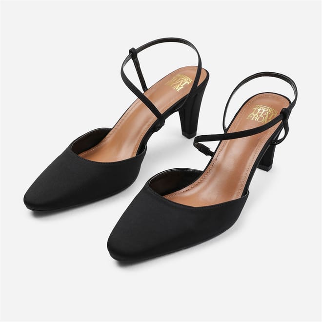 Kansas Slingbacks with Block High Heel