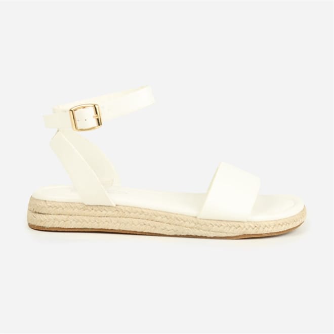Raffia Espadrille Open Toe Sandals
