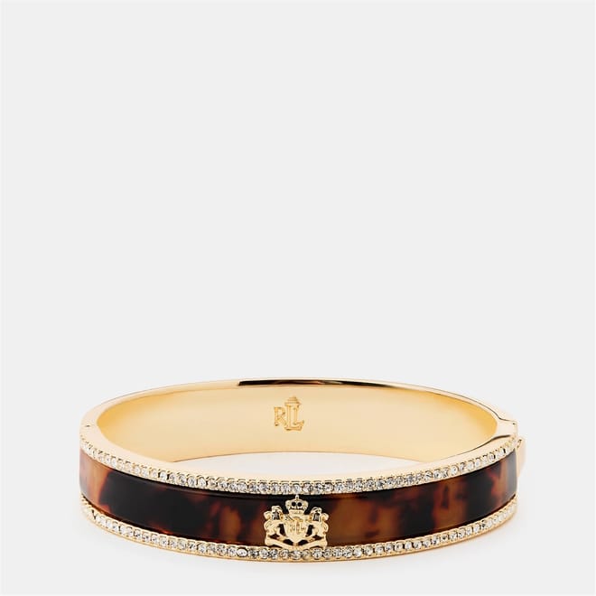Tort Crest  And  Crystal Bangle