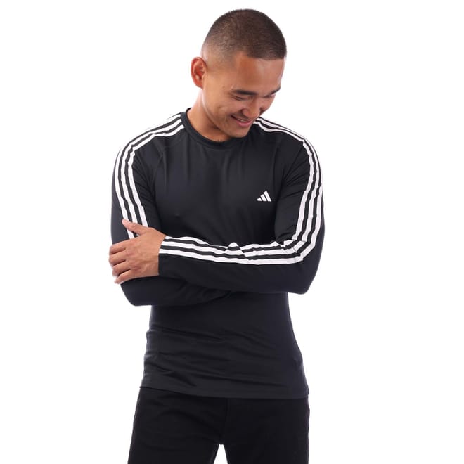 Techfit 3-Stripes Training Long-Sleeve Top