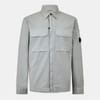 Solid Patterned Gabard Overshirt