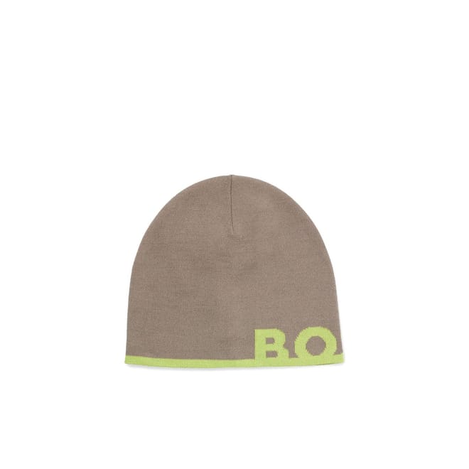 Acro Lettering Logo Turn Up Brim Beanie
