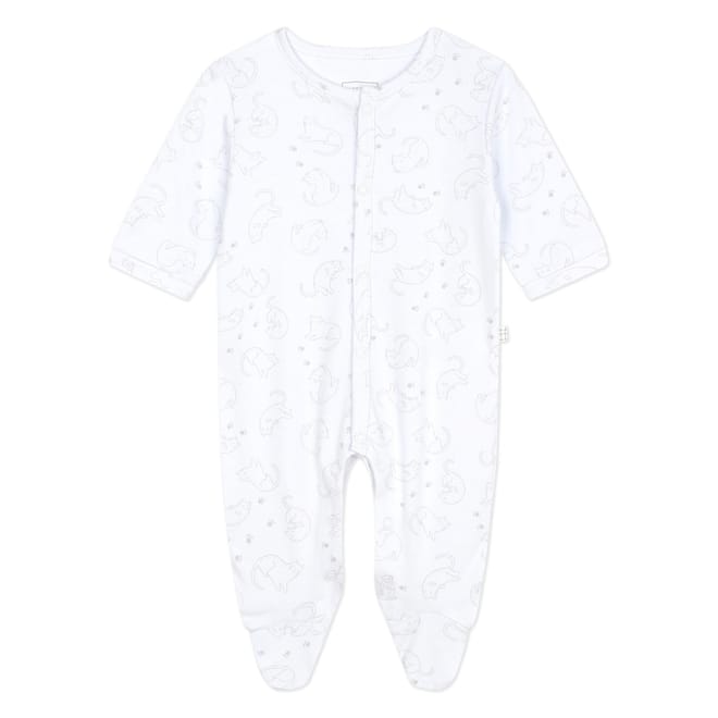 Cat Print Crew Neck Pyjama Set