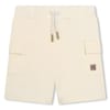 Solid Bermuda Shorts with Clean Hem