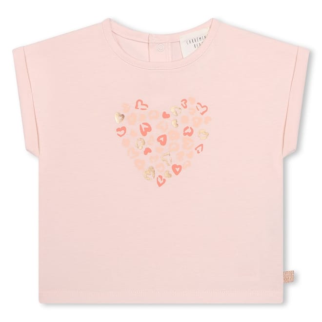 Heart Regular Fit Crew Neck T-Shirt