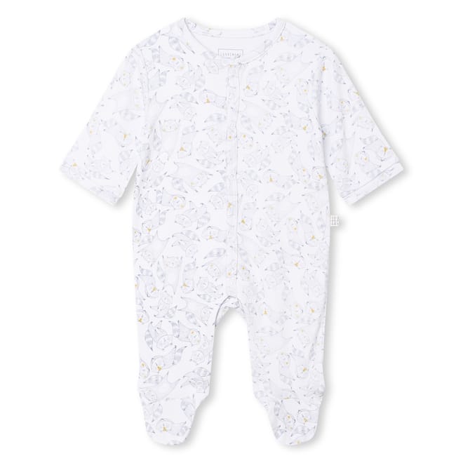 Cat Print Crew Neck Pyjama Set