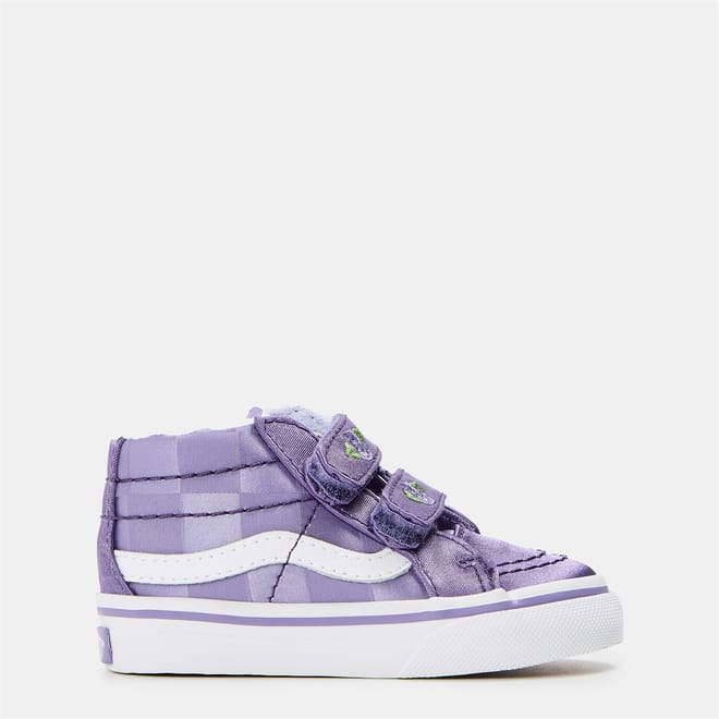 Sk8 Mid Reissue V Satin Rose Hi Top Sneakers
