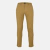 Crigan Solid Patterned Slim Straight Trousers