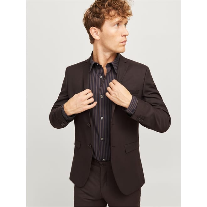 Solaris Solid Patterned Blazer