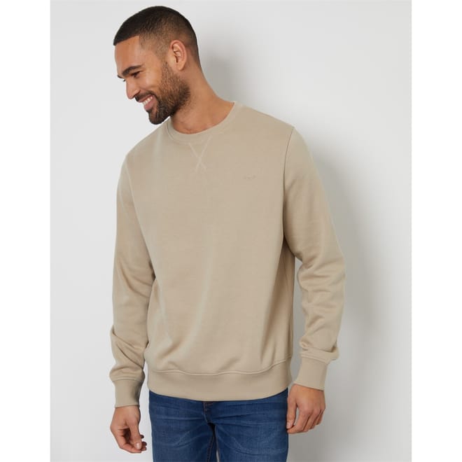 Regular Fit Crew Neck Long Sleeve Sweatshirt