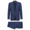 Solid Patterned Notch Collared Suit Jacket