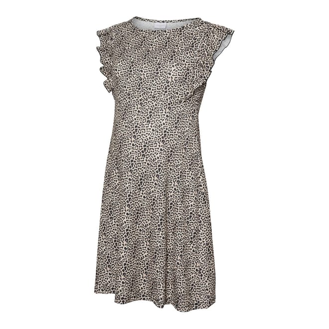 Mleveline Crew Neck Sleeveless Mini Dress