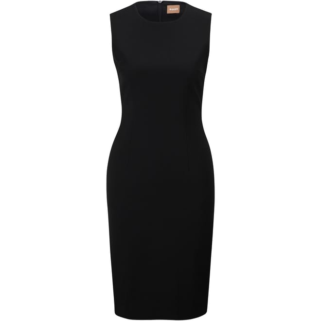 Dirulah Crew Neck Knee Length Bodycon Dress