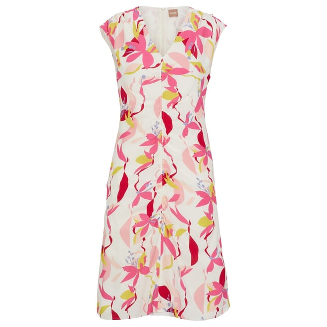 Desmala V-Neck Mini Shift Dress