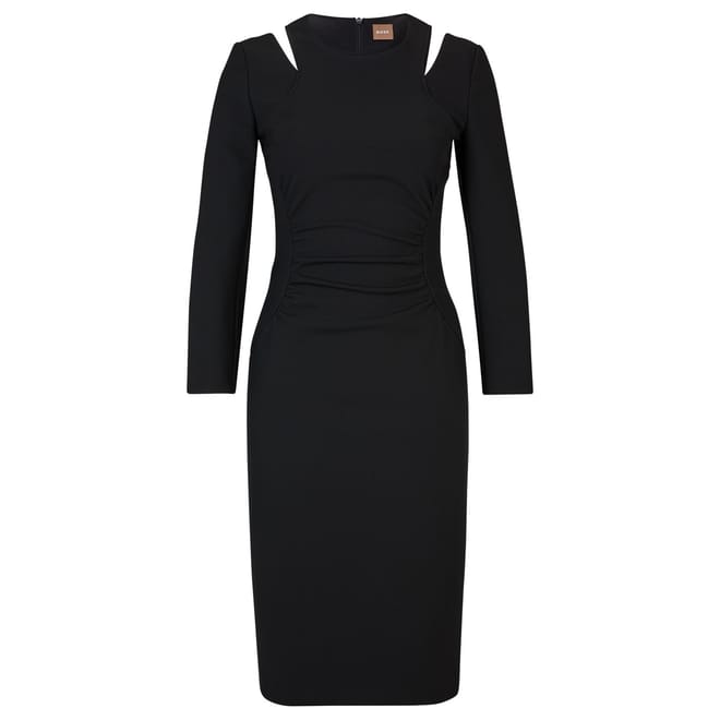 Dadeka Crew Neck Midi Bodycon Dress
