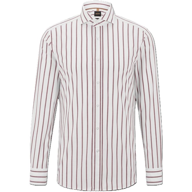 Regular Fit Long Sleeve Spread Collar Shirt