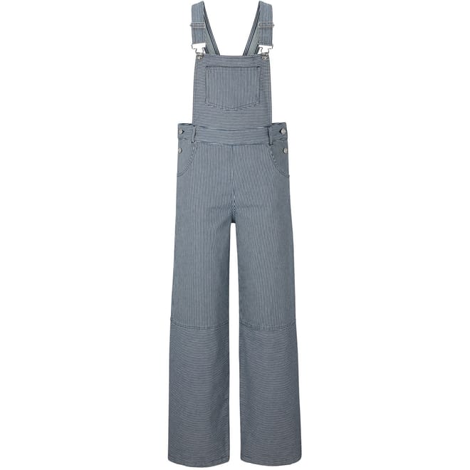 Hakaru Stripe Wide Leg Salopette