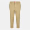 Jimi224d Solid Patterned Straight Chinos