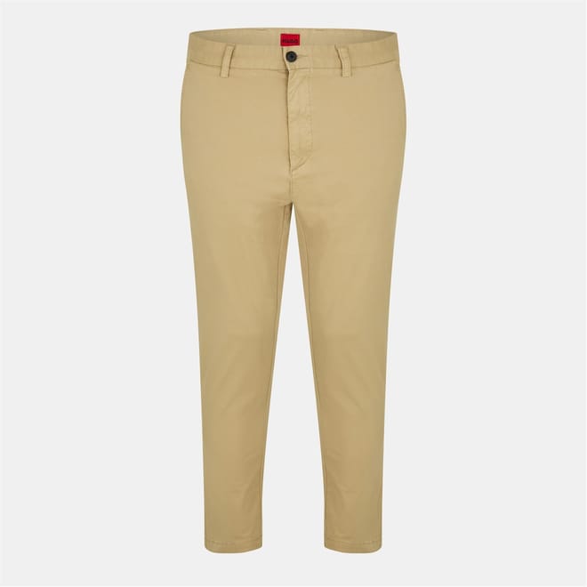 Jimi224d Solid Patterned Straight Chinos