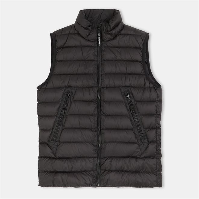 Solid Zipped Pocket Gilet
