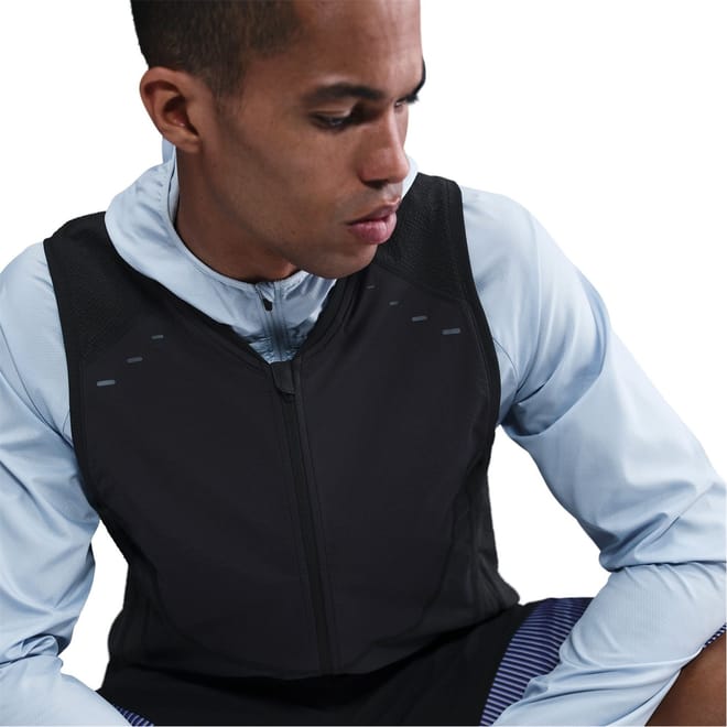 Run Solid Drawstring Performance Vest