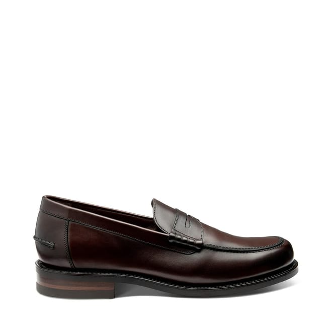 Kingscliffe Penny Loafers with Low Heel