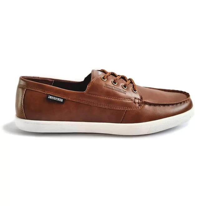Vulcanized Moc Toe Lace-Up Boat Shoes