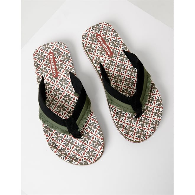 August Floral Flip Flops Sandals